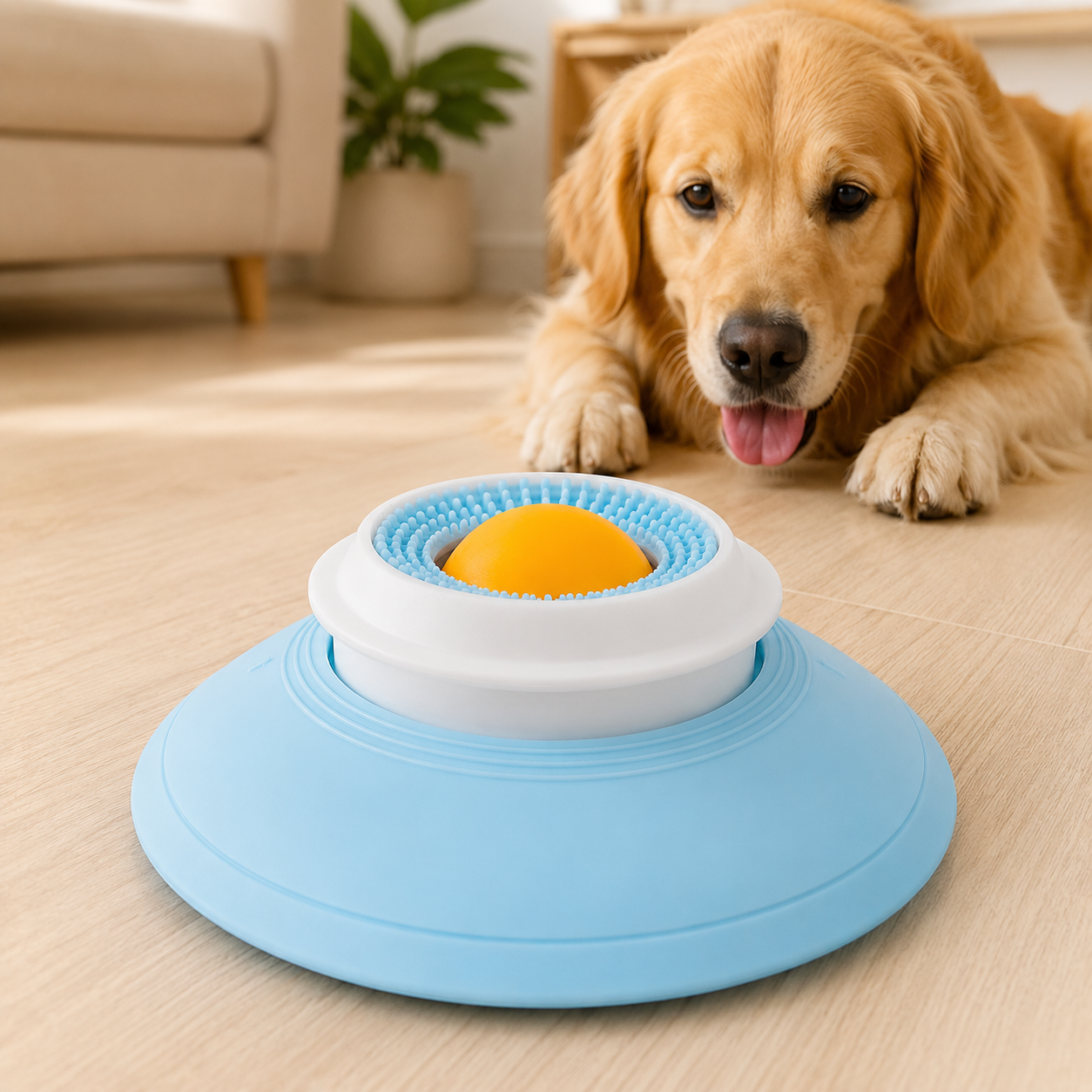 dispensador de comida desestresante